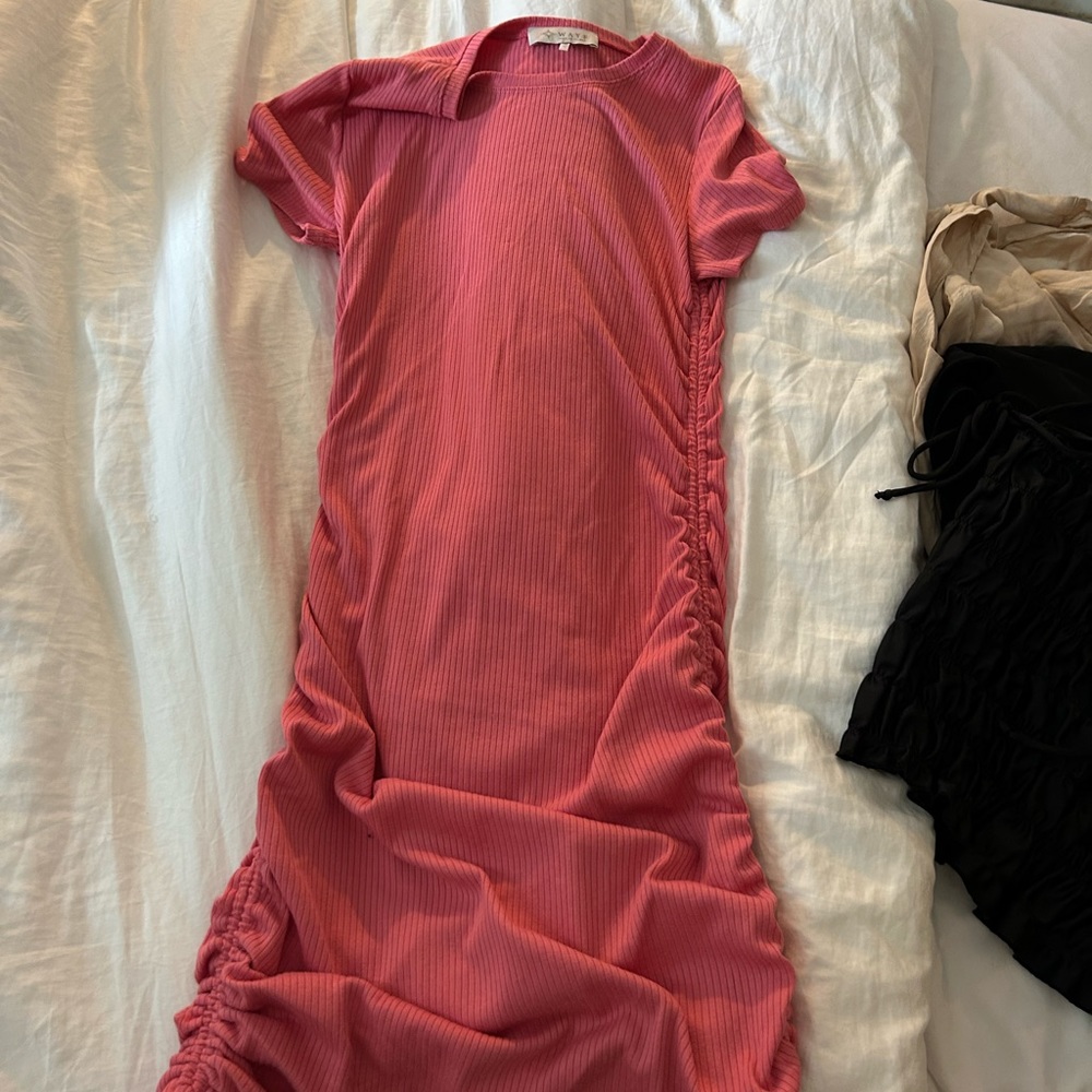 Pink dress for summer